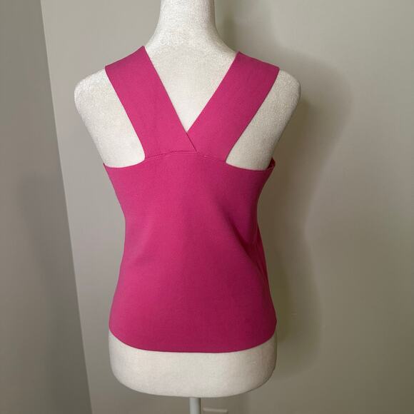 House of Harlow 1960 pink sleeveless crop tank top size M - Picture 4 of 13